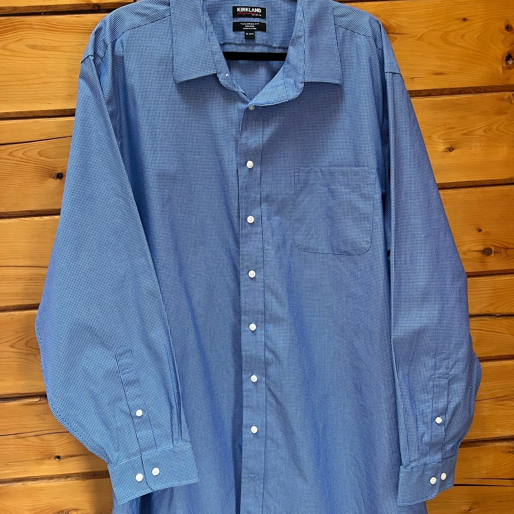 Men’s Big & Tall Kirkland Signature cotton dress shirt